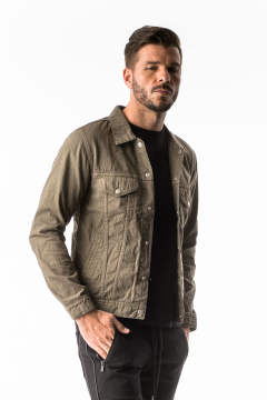 Resound Clothing ラスト1点 3 L 3rd型gジャンデザイン ダンガリーシャツ 3rd Shirt G カーキ Filo