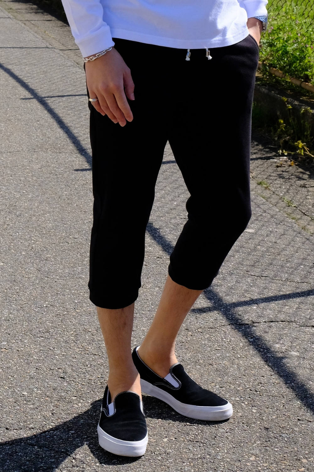 Resound Clothing ラスト1点 サイズ3 L Re Cropped Pt イージークロップドパンツ ブラック Filo